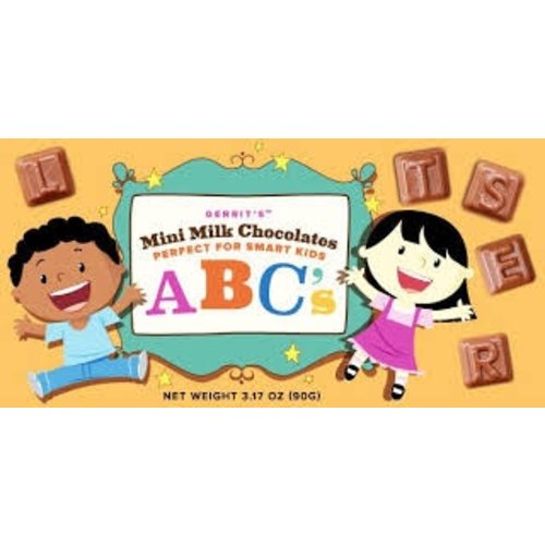 Gerrits Gerrits Milk Chocolate Mini ABC Letters 3.17 Oz Gerrits Gerrits Milk Chocolate Mini ABC Letters 3.17 Oz