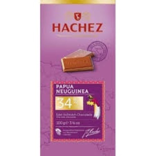 Hachez Hachez Pawpau New Gunea 34% Cocoa Bar Hachez Hachez Pawpau New Gunea 34% Cocoa Bar