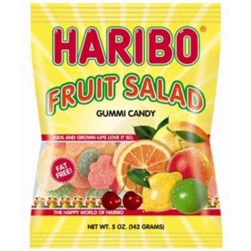 Haribo Haribo Fruit Salad 5oz Bags 12/cs Haribo Haribo Fruit Salad 5oz Bags 12/cs