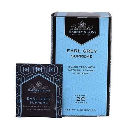 Harney & Son Harney & Sons Premium Earl Grey Supreme Tea 20 Ct Box Harney & Son Harney & Sons Premium Earl Grey Supreme Tea 20 Ct Box