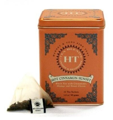 Harney & Sons Hot Cinnamon Sunset Tea 20 Ct Tin