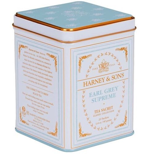 Harney & Sons Earl Grey Classic White Tea Tin