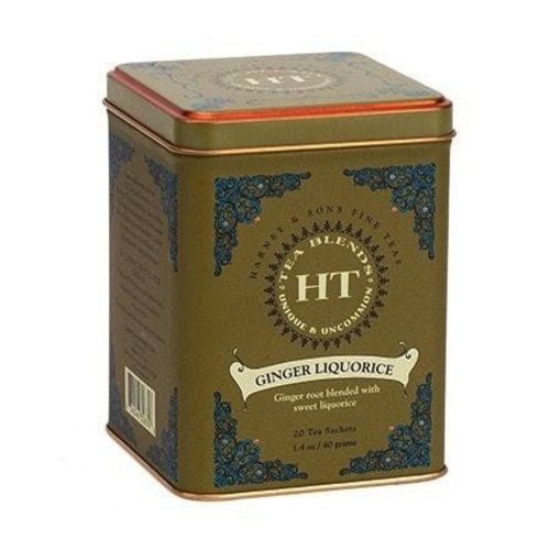Harney & Son Harney & Sons Ginger Licorice 20ct Tea Tin Harney & Son Harney & Sons Ginger Licorice 20ct Tea Tin