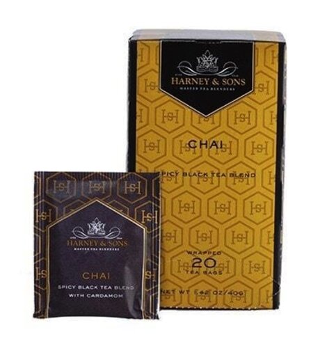 Harney & Sons Chai Spicy Black Blend Tea 20 Ct Box