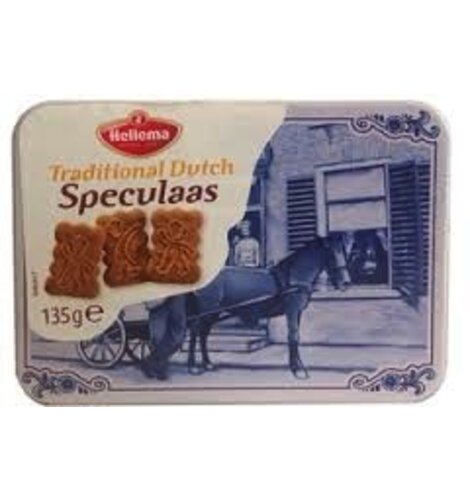 Hellema Delft Mini Tin Speculaas 4.7 Oz