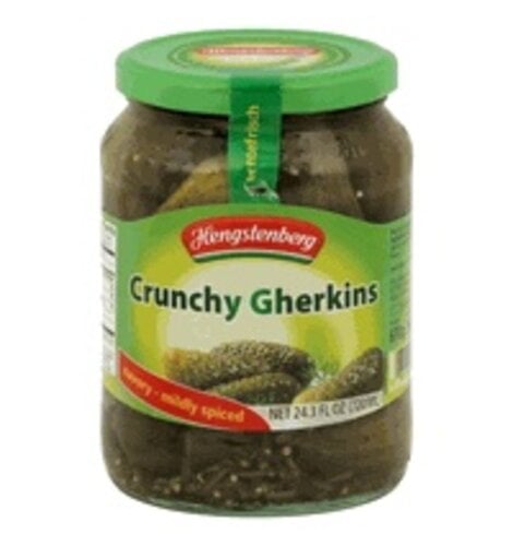 Hengstenberg Crunchy Gherkins 24 oz Jar