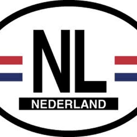 NL Oval Car Sticker