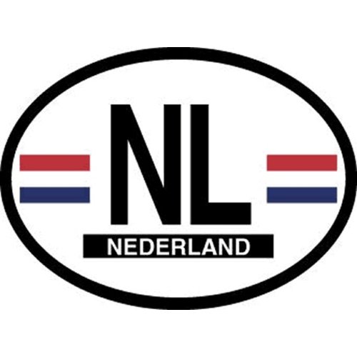 NL Oval Car Sticker NL Oval Car Sticker