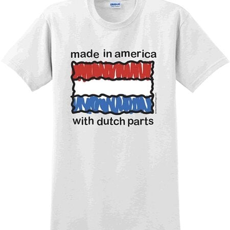 Dutch Parts T-Shirt Large White
