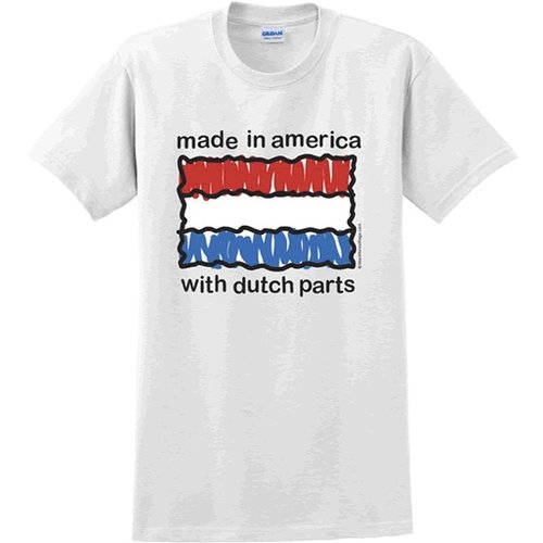 Dutch Parts T-Shirt Large White Dutch Parts T-Shirt Large White