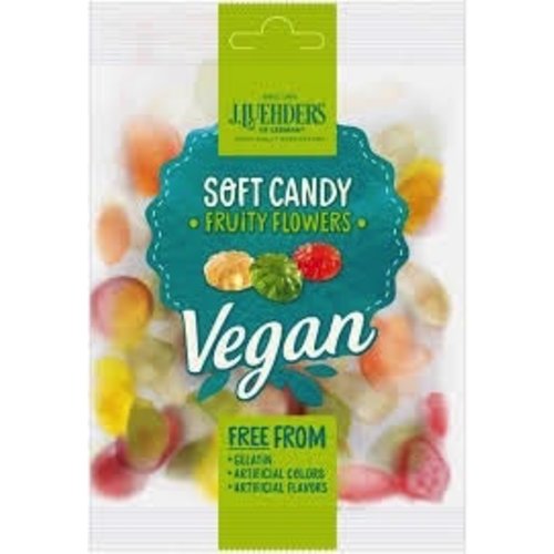 J Luehders Luehders Soft Vegan Fruity Flowers Gummi 2.8oz J Luehders Luehders Soft Vegan Fruity Flowers Gummi 2.8oz