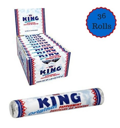 King Peppermint Rolls Box 36 ct