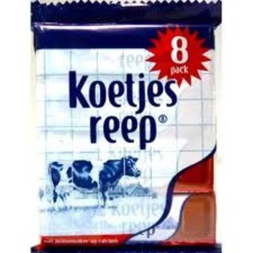 Koetje Belgium Chocolate Cow Bar 8Pk Koetje Belgium Chocolate Cow Bar 8Pk