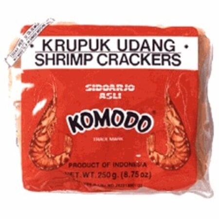 Komodo Krupuk Udang Shrimp Cracker Raw Medium 8.75 Oz