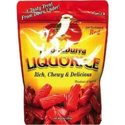 Kookaburra Kookaburra Red Licorice 10 oz bag Kookaburra Kookaburra Red Licorice 10 oz bag