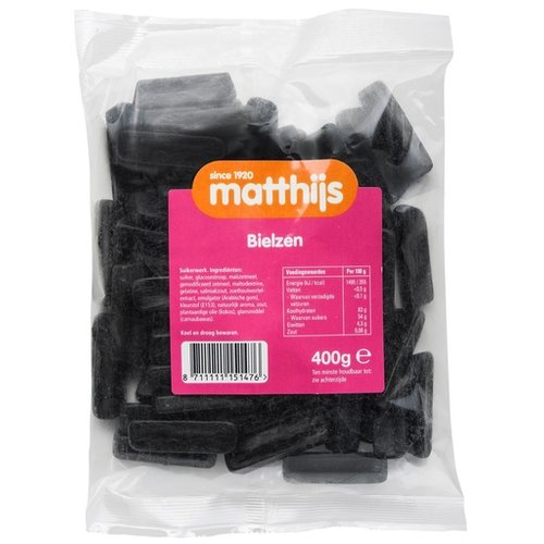 Matthijs Matthijs Bielzen Licorice 14 oz bag Matthijs Matthijs Bielzen Licorice 14 oz bag