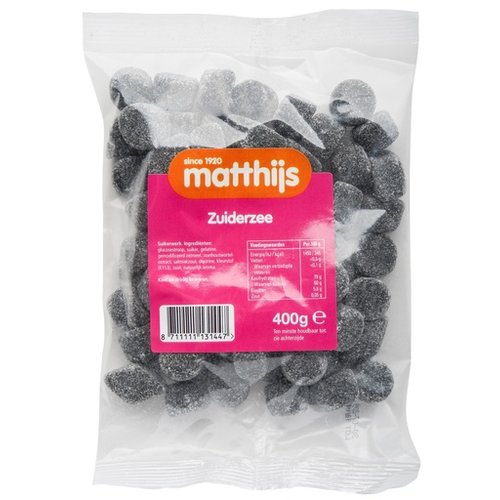 Matthijs Matthijs Sea Salt Licorice 14 oz bag Matthijs Matthijs Sea Salt Licorice 14 oz bag
