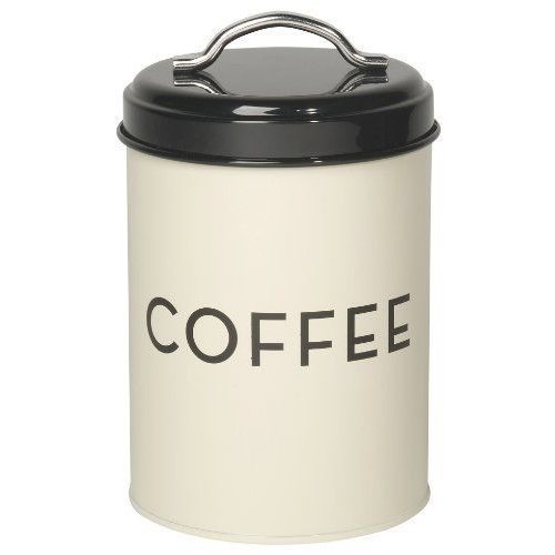 Coffee Tin Ivory Coffee Tin Ivory