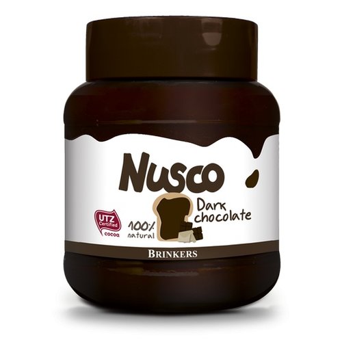 Nusco Nusco Dark Chocolate spread 14 oz jar Nusco Nusco Dark Chocolate spread 14 oz jar