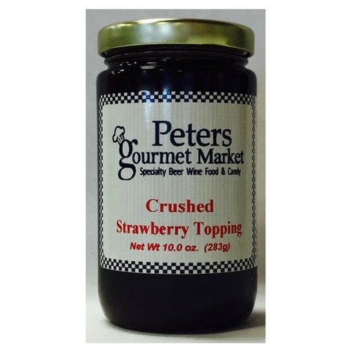 Peters Crushed Strawberry Topping 10.5 oz jar Peters Crushed Strawberry Topping 10.5 oz jar