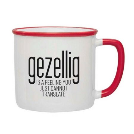 Gezellig is a feeling Mug - Red
