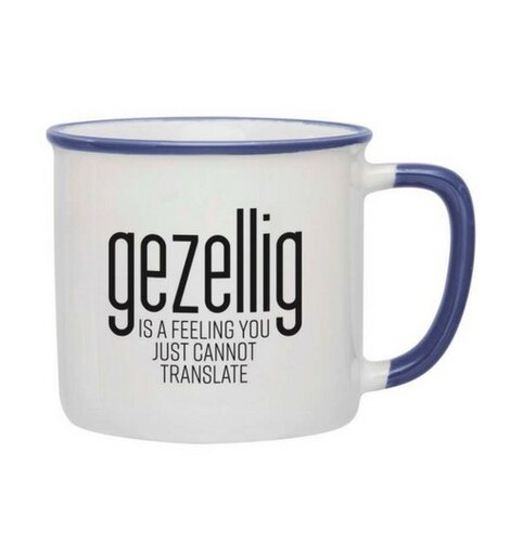Gezellig is a feeling Mug - Blue