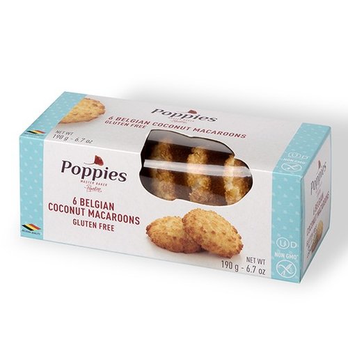 Poppies Poppies Coconut Macaroon Cookie 6.7 oz Poppies Poppies Coconut Macaroon Cookie 6.7 oz