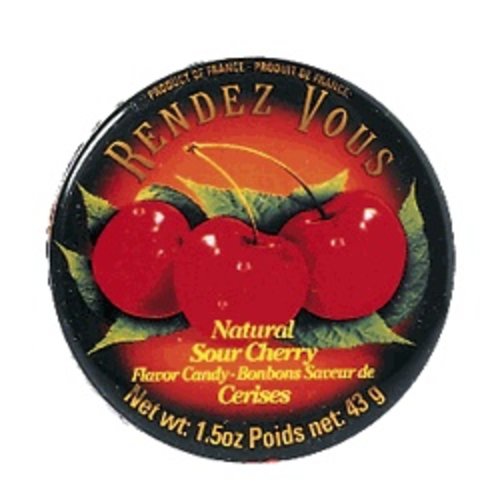 Rendez Vous Rendez Vous Cherry Candy 1.5oz Tin 12/cs Rendez Vous Rendez Vous Cherry Candy 1.5oz Tin 12/cs