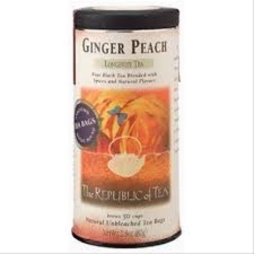 Republic Of Tea Republic Ginger Peach Black Tea 50 ct Republic Of Tea Republic Ginger Peach Black Tea 50 ct