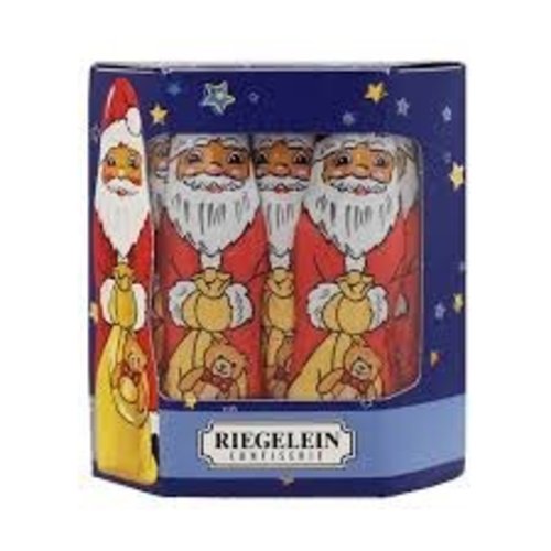 Riegelein Riegelein Solid St. Nicholas in 10 Pack Windowed Gift Box Riegelein Riegelein Solid St. Nicholas in 10 Pack Windowed Gift Box