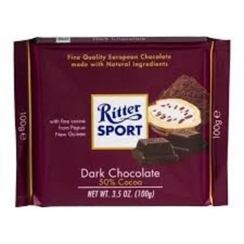 Ritter Ritter Dark Chocolate 3.5oz Bar Ritter Ritter Dark Chocolate 3.5oz Bar