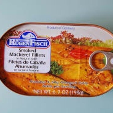 Rugenfisch Smoke Makerel Fillets Tin 6.7 oz