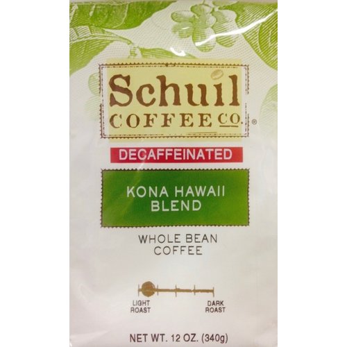 Schuil Schuil Kona Hawaii Medium Blend Coffee12oz Decaf Schuil Schuil Kona Hawaii Medium Blend Coffee12oz Decaf
