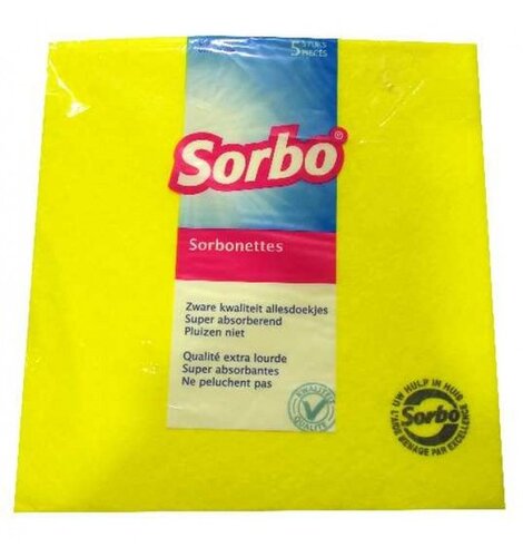 Sorbo Cleaning Cloth 5 pack. 38x40 cm