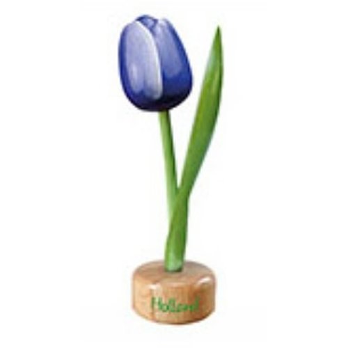 Tulip on Pedestal Blue/White 8 inch Tulip on Pedestal Blue/White 8 inch