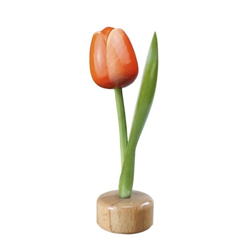 Tulip on Pedestal Orange/Red 8 inch Tulip on Pedestal Orange/Red 8 inch