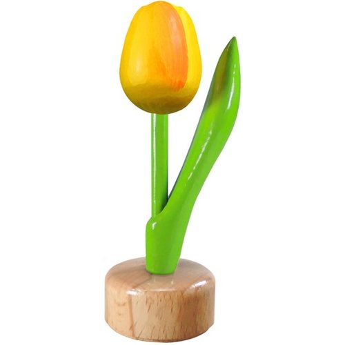 Tulip on Pedestal Yellow/Orange 3.25 inch Tulip on Pedestal Yellow/Orange 3.25 inch