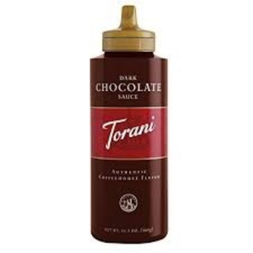 Torani Torani Dark Chocolate Sauce Squeeze Bottle 16.5 Oz Torani Torani Dark Chocolate Sauce Squeeze Bottle 16.5 Oz