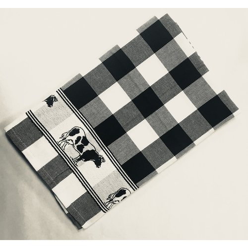 Twenstse Tea Towel Cow Black 25x23 inch Twenstse Tea Towel Cow Black 25x23 inch