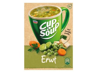 Unox Unox Instant Pea Cup a Soup 3 packets
