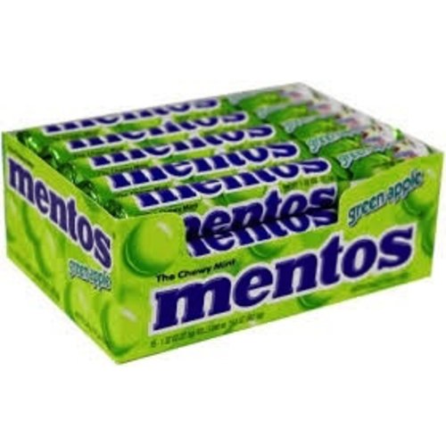 Van Melle Mentos Green Apple 15 Ct Box Van Melle Mentos Green Apple 15 Ct Box