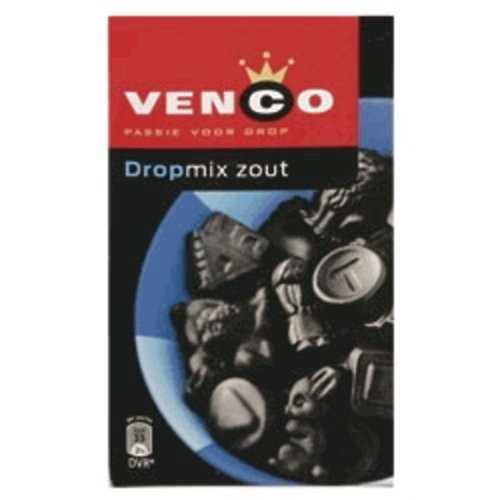Venco Venco Box Salty Licorice Mix Blue 17.6 Oz 500g Venco Venco Box Salty Licorice Mix Blue 17.6 Oz 500g