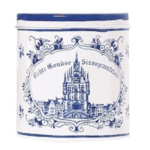 Verweij Stroopwafel tin Delft Tin Verweij 8.8 oz Verweij Stroopwafel tin Delft Tin Verweij 8.8 oz