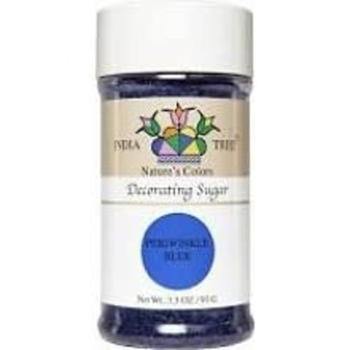 India Tree India Tree Periwinkle Blue Decoration Sugar 3.3 Oz India Tree India Tree Periwinkle Blue Decoration Sugar 3.3 Oz