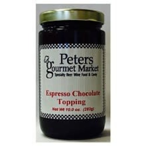 Peters Peters Espresso Chocolate Topping 10 oz Peters Peters Espresso Chocolate Topping 10 oz