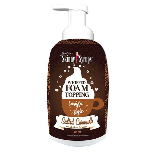 Skinny Mixes Jordan's Skinny Syrup Salted Caramel Whipped Foam Topping Skinny Mixes Jordan's Skinny Syrup Salted Caramel Whipped Foam Topping