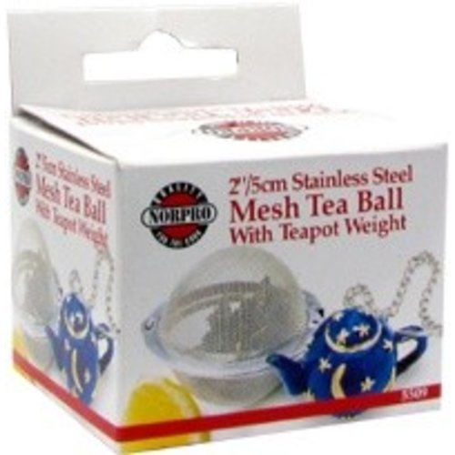Norpro Norpro Mesh Tea Ball with Weight 2 inch Norpro Norpro Mesh Tea Ball with Weight 2 inch
