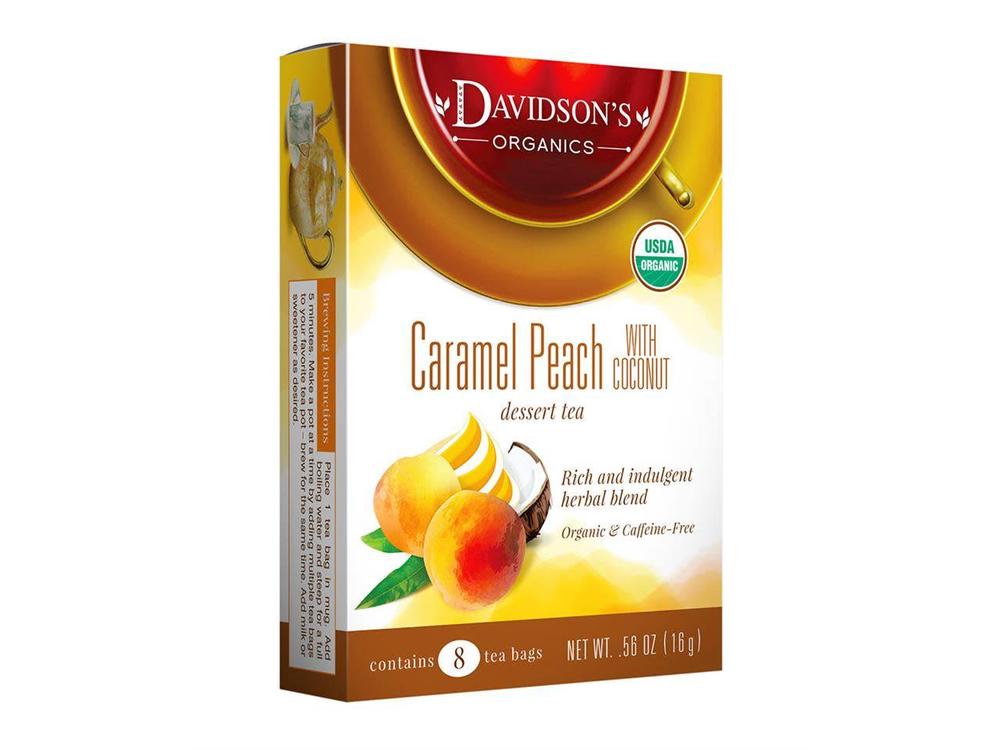 Davidsons Davidsons Caramel Peach tea 8 ct