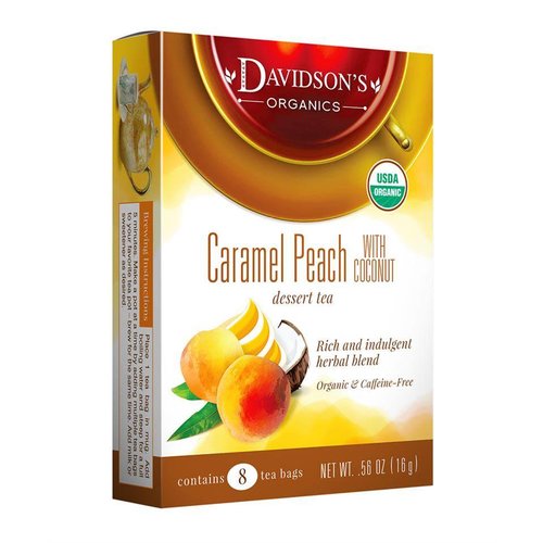Davidsons Davidsons Caramel Peach tea 8 ct Davidsons Davidsons Caramel Peach tea 8 ct