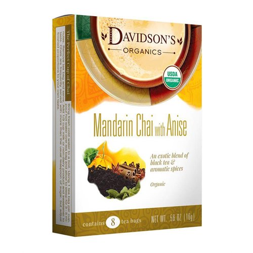 Davidsons Davidsons Mandarin Chai with Anise 8ct Davidsons Davidsons Mandarin Chai with Anise 8ct